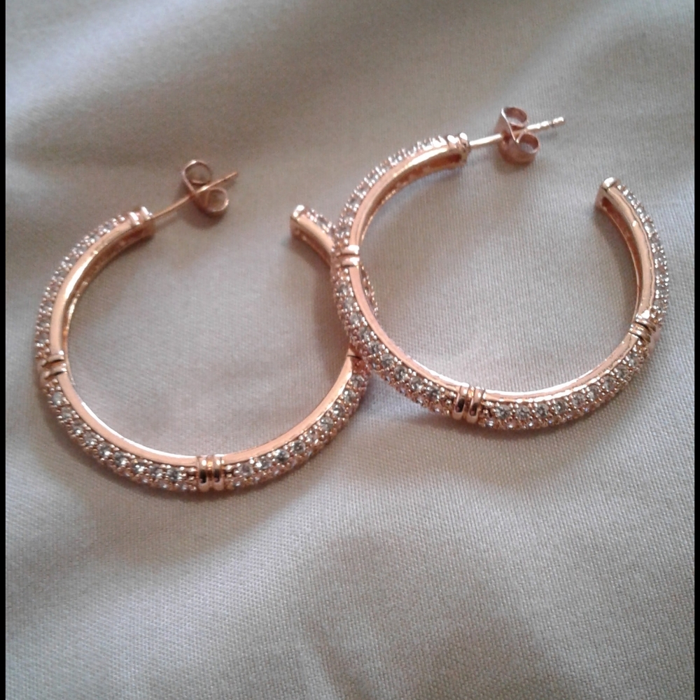 Rose Gold Earrings